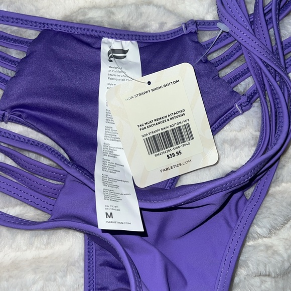 NWT Fabletics Noa strappy bikini bottom sz M - Picture 3 of 7